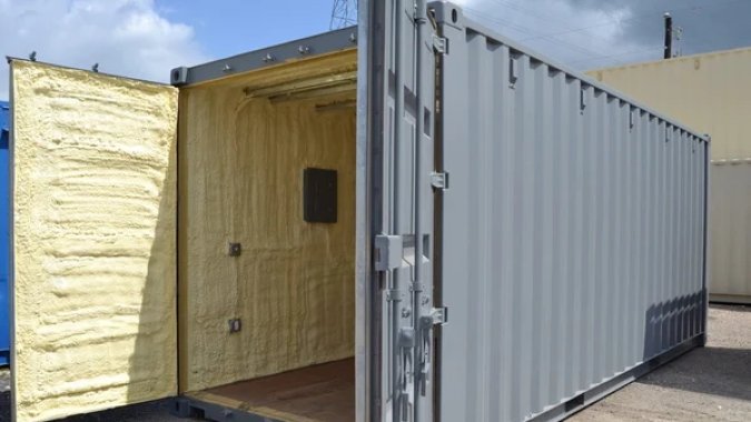 How to insulate a shipping container from heat and cold?